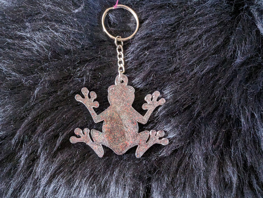 Grey TreeFrog Keychain