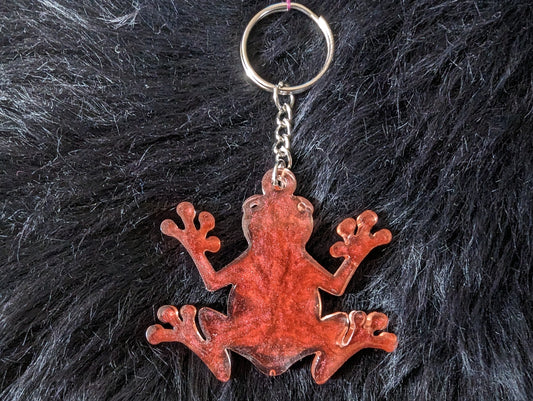 TreeFrog Keychain Red